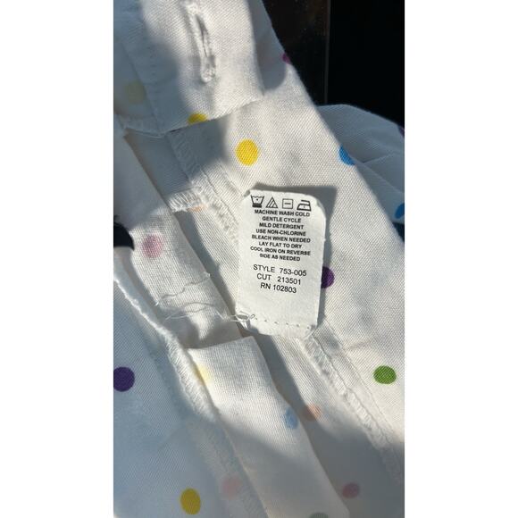 Cropped Pants Women 12 Polka Dots Briggs Pedal Pusher Stretch Beach Resort Coast - Picture 6 of 7